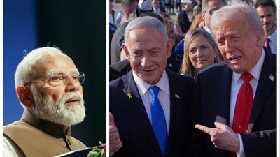 PM Modi on Monday lauded Trump's peace efforts and Netanyahu's strong resolve after Gaza hostages came home (PMO and AP) PM Modi on Monday lauded Trump's peace efforts and Netanyahu's strong resolve after Gaza hostages came home (PMO and AP)