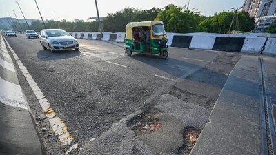 Officials said the tentative deadline for completion of the project is March 31, 2026. (HT Photo) Officials said the tentative deadline for completion of the project is March 31, 2026. (HT Photo)