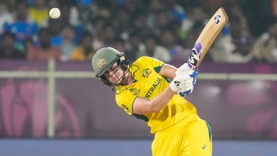 Meanwhile, Ellyse Perry remained unbeaten at 47* off 52 deliveries. (PTI ) Meanwhile, Ellyse Perry remained unbeaten at 47* off 52 deliveries. (PTI )