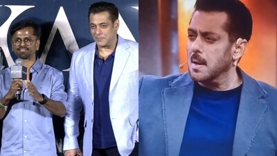 A. R. Murugadoss and Salman Khan A. R. Murugadoss and Salman Khan