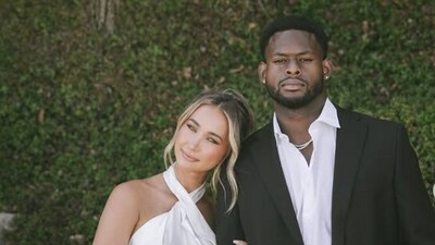 JuJu Smith-Schuster's fiancée, Laura Kruk, finds humor in Chiefs' clash with Lions, noting wedding photos won't need rescheduling (juju/Instagram) JuJu Smith-Schuster's fiancée, Laura Kruk, finds humor in Chiefs' clash with Lions, noting wedding photos won't need rescheduling (juju/Instagram)