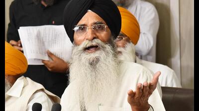 Shiromani Gurudwara Prabhandak Committee (SGPC) president Harjinder Singh Dhami (HT File) Shiromani Gurudwara Prabhandak Committee (SGPC) president Harjinder Singh Dhami (HT File)