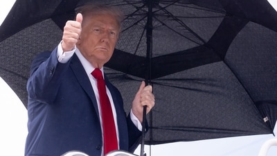Trump said that he could take up the conflict between Pakistan and Afghanistan after his return. (AFP) Trump said that he could take up the conflict between Pakistan and Afghanistan after his return. (AFP)
