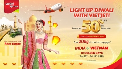 From Diwali Lights to Lantern Streets: Vietjet Connects India to Vietnam’s Magic From Diwali Lights to Lantern Streets: Vietjet Connects India to Vietnam’s Magic