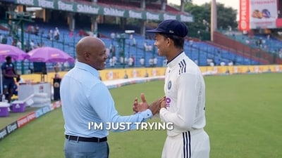 Windies legend Brian Lara had a brief chat with Yashasvi Jaiswal during 2nd IND vs WI Test Windies legend Brian Lara had a brief chat with Yashasvi Jaiswal during 2nd IND vs WI Test