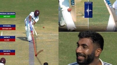 Jasprit Bumrah wasn't going to take no for an answer (Screengrab) Jasprit Bumrah wasn't going to take no for an answer (Screengrab)
