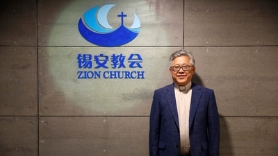 Ezra Jin Mingri, head pastor of the Zion church in Beijing, Aug. 28, 2018. Ezra Jin Mingri, head pastor of the Zion church in Beijing, Aug. 28, 2018.