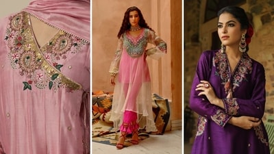 Explore the kurta pants with embroidery (Pinterest) Explore the kurta pants with embroidery (Pinterest)