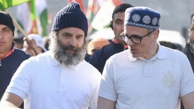 The National Conference leaders had said that they left seat number four vacant for its ally, the Congress party. (X/@INCIndia) The National Conference leaders had said that they left seat number four vacant for its ally, the Congress party. (X/@INCIndia)