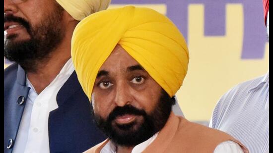 Punjab chief minister Bhagwant Mann (ANI)