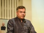 Delhi PWD minister Parvesh Verma. (RAJ K RAJ /HT PHOTO)