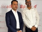 Tech Mahindra CEO Mohit Joshi and CFO Rohit Anand.