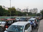 The directions were issued following a high-level coordination meeting held at the DCP office between the traffic police, GMDA, Gurugram Metro Rail Corporation, and other agencies involved in the project. (Parveen Kumar/HT) The directions were issued following a high-level coordination meeting held at the DCP office between the traffic police, GMDA, Gurugram Metro Rail Corporation, and other agencies involved in the project. (Parveen Kumar/HT)