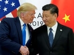 US President Donald Trump with China's President Xi Jinping at the G20 leaders summit in Osaka, Japan, June 29, 2019.