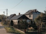 A house in Wyryki damaged after NATO-member warplanes shot down several Russian drones over Poland. A house in Wyryki damaged after NATO-member warplanes shot down several Russian drones over Poland.