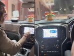 Union IT Minister Ashwini Vaishnaw trying Mappls in a Mahindra Scorpio-N. Union IT Minister Ashwini Vaishnaw trying Mappls in a Mahindra Scorpio-N.