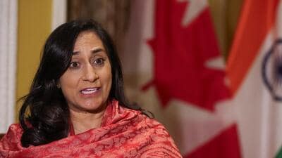 Anita Anand, the Canadian minister of foreign affairs, during an interview in Mumbai, India, on October 14. (REUTERS) Anita Anand, the Canadian minister of foreign affairs, during an interview in Mumbai, India, on October 14. (REUTERS)