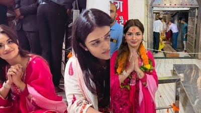 Avneet Kaur also took to Instagram to share pictures from her trip to Mahakal Temple in Ujjain. Avneet Kaur also took to Instagram to share pictures from her trip to Mahakal Temple in Ujjain.