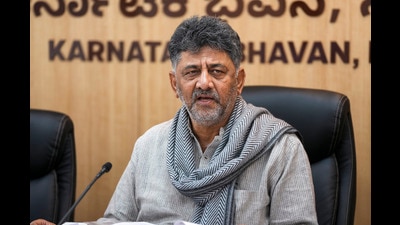 Deputy chief minister DK Shivakumar was responding to Mazumdar-Shaw’s post on X about a foreign visitor’s dismay over Bengaluru’s infrastructure. (PTI) Deputy chief minister DK Shivakumar was responding to Mazumdar-Shaw’s post on X about a foreign visitor’s dismay over Bengaluru’s infrastructure. (PTI)