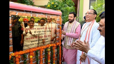 Haryana chief minister Nayab Singh Saini during an event in Kurukshetra on Tuesday. (Sourced: X)
