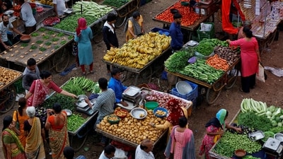 A vegetable market in Ahmedabad. India's sweeping GST reforms is set to boost consumption in the face of crippling US tariffs. (Reuters)