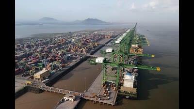 IndiaÕs largest container terminal BMCT Phase-II inaugurated at JNPT Nhava Sheva Port in Navi Mumbai, India, on Tuesday, September 17, 2024. (Photo by / HT PHOTO) (HT PHOTO) IndiaÕs largest container terminal BMCT Phase-II inaugurated at JNPT Nhava Sheva Port in Navi Mumbai, India, on Tuesday, September 17, 2024. (Photo by / HT PHOTO) (HT PHOTO)