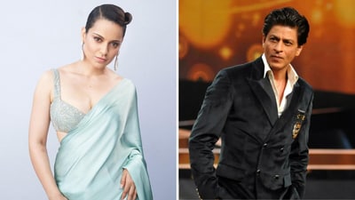 Kangana Ranaut has her compared her success with Shah Rukh Khan's. Kangana Ranaut has her compared her success with Shah Rukh Khan's.