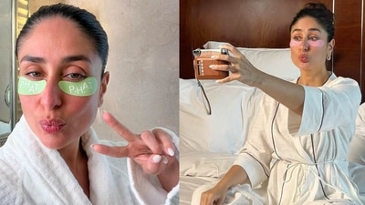 Under-eye patches can be a quick fix for dark circles. (This image of Kareena Kapoor Khan has been used for representation purposes). (Instagram / Kareena Kapoor Khan) Under-eye patches can be a quick fix for dark circles. (This image of Kareena Kapoor Khan has been used for representation purposes). (Instagram / Kareena Kapoor Khan)