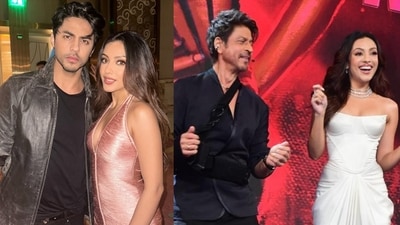 Aryan Khan, Sahher Bambba and Shah Rukh Khan Aryan Khan, Sahher Bambba and Shah Rukh Khan