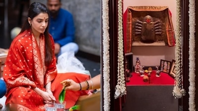 Samantha Ruth Prabhu posted pictures of her personal ashram with Linga Bhairavi at her home. Samantha Ruth Prabhu posted pictures of her personal ashram with Linga Bhairavi at her home.