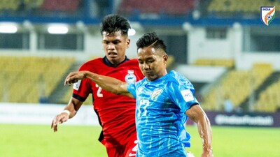India lose to Singapore (AIFF) India lose to Singapore (AIFF)
