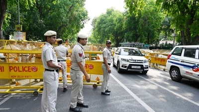 Delhi police have increased security amid rising tensions between India and Pakistan. (Hindustan Times) Delhi police have increased security amid rising tensions between India and Pakistan. (Hindustan Times)