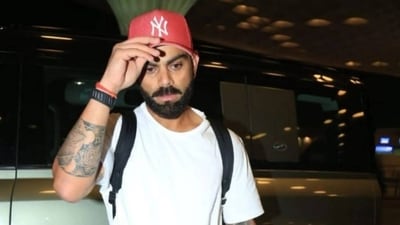 Virat Kohli landed in Delhi on Tuesday Virat Kohli landed in Delhi on Tuesday