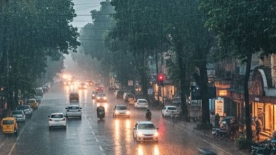 Bengaluru received 437 mm of rain this monsoon season, a little less than the usual 470 mm. (Representational image generated using AI) Bengaluru received 437 mm of rain this monsoon season, a little less than the usual 470 mm. (Representational image generated using AI)