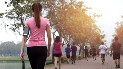 Proper walking form and pace can turn your daily stroll into a powerful workout. (Adobe Stock) Proper walking form and pace can turn your daily stroll into a powerful workout. (Adobe Stock)