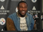 Pittsburgh Steelers wide receiver DK Metcalf. Pittsburgh Steelers wide receiver DK Metcalf.