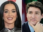 Justin Trudeau and Katy Perry's leaked yacht photos spark dating rumors as they are spotted kissing.(AP)
