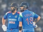 File image of Virat Kohli and Rohit Sharma. File image of Virat Kohli and Rohit Sharma.