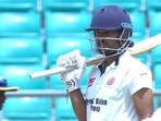  Jalaj Saxena made a valuable contribution with the bat on Wednesday, scoring a crucial 49 runs as Maharashtra reached 179/7 in 59 overs