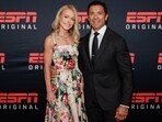 Mark Consuelos and Kelly Ripa's daughter’s visit home was ‘bad luck’ for Buccaneers? What couple said.(CJ Rivera/Invision/AP)