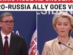 Ursula begs pro-Russia leader? EU chief stuns Serbia's Vucic with speech on Russia sanctions Ursula begs pro-Russia leader? EU chief stuns Serbia's Vucic with speech on Russia sanctions