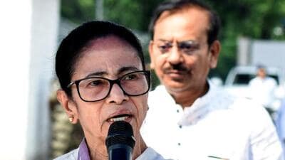 Banerjee was addressing a public gathering in Bhowanipore. (ANI photo)