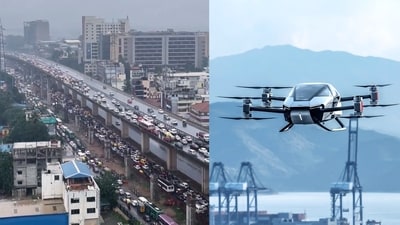 The post instantly went viral, sparking a flood of reactions and even ideas like air taxis. The post instantly went viral, sparking a flood of reactions and even ideas like air taxis.