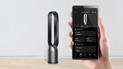 Powered by Dyson Air Multiplier technology, the purifier delivers over 290 liters per second of airflow. (Dyson) Powered by Dyson Air Multiplier technology, the purifier delivers over 290 liters per second of airflow. (Dyson)