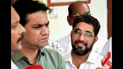Ernakulam MP Hibi Eden speaks to the media, in Kochi on Tuesday. A hijab row at a Christian-run private school in Kerala appears headed for resolution after Eden said that the girl’s father had expressed willingness to let his daughter continue studying at the school in accordance with its rules. (PTI PHOTO) Ernakulam MP Hibi Eden speaks to the media, in Kochi on Tuesday. A hijab row at a Christian-run private school in Kerala appears headed for resolution after Eden said that the girl’s father had expressed willingness to let his daughter continue studying at the school in accordance with its rules. (PTI PHOTO)