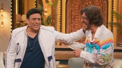 Govinda and Chunky Panday went down memory lane on Twinkle Khanna and Kajol's show, Too Much. Govinda and Chunky Panday went down memory lane on Twinkle Khanna and Kajol's show, Too Much.