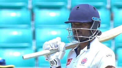 Jalaj Saxena made a valuable contribution with the bat on Wednesday, scoring a crucial 49 runs as Maharashtra reached 179/7 in 59 overs (X Image) Jalaj Saxena made a valuable contribution with the bat on Wednesday, scoring a crucial 49 runs as Maharashtra reached 179/7 in 59 overs (X Image)