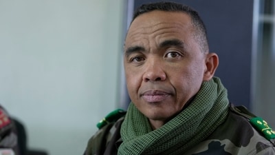 CAPSAT military unit commander Col. Michael Randrianirina. (AP) CAPSAT military unit commander Col. Michael Randrianirina. (AP)