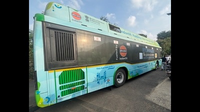 The test run was carried in Aundh on Wednesday. (HT PHOTO) The test run was carried in Aundh on Wednesday. (HT PHOTO)