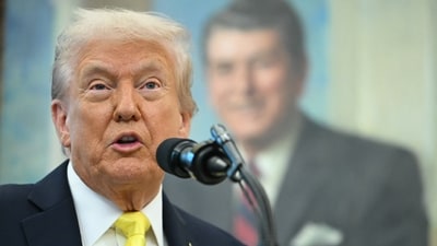 This comes a day after Trump issued a warning to Hamas, asking the Palestinian group to disarm. (AFP) This comes a day after Trump issued a warning to Hamas, asking the Palestinian group to disarm. (AFP)